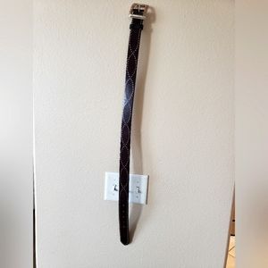 Brighton, dark brown, medium belt